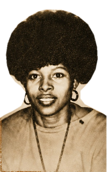 Archived portrait of Bibi Angola — political prisoners' advocate and editor of Assata Speaks